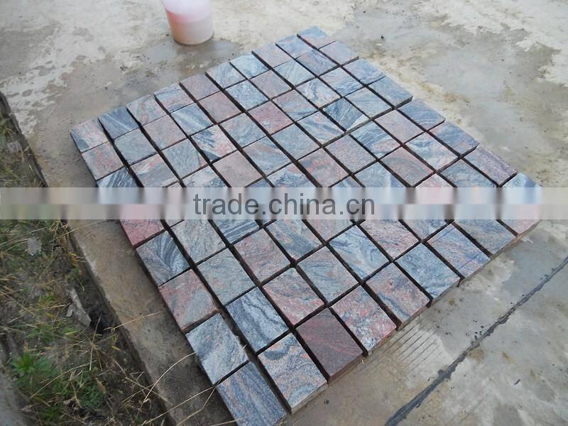 Cheap Multicolor red granite paving stone for wholesale