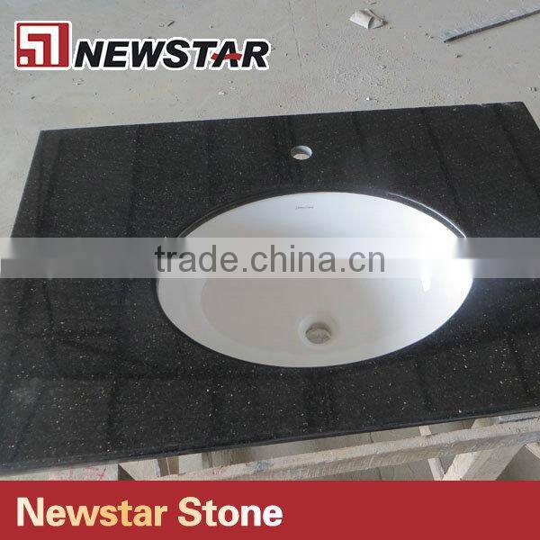 Newstar China black galaxy Countertop for bathroom