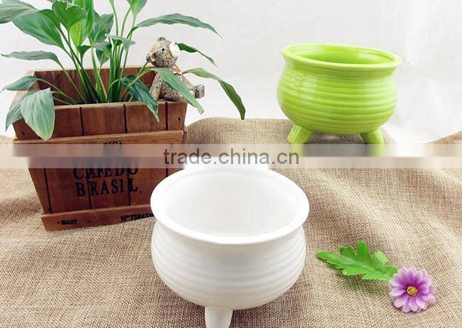Desktop decor bright color small decorative flower pots