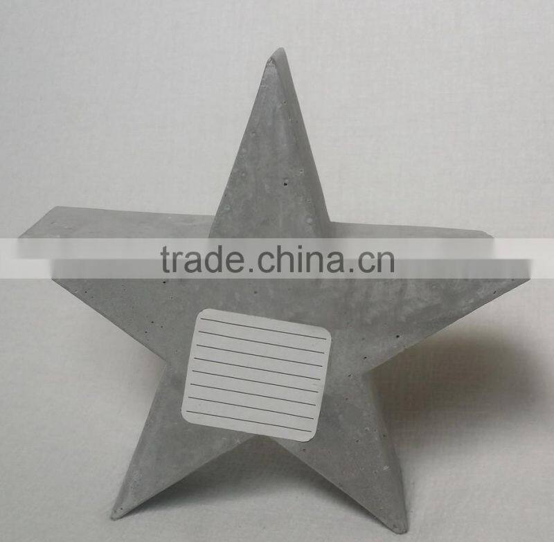garden stone star decoration