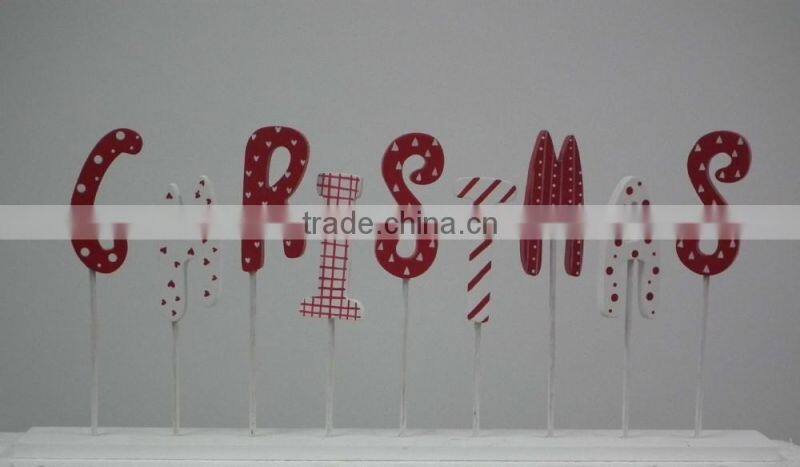 Lovely Christmas Decoration DIY Wooden Letters Wooden Words gifts for Home Decoration