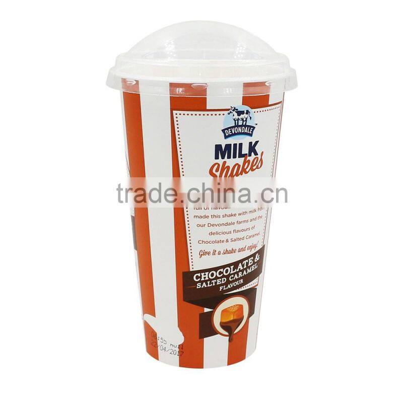 Cheap IML Plastic Coffee mugs with Lid, Personalized Coffee Cups Suppliers
