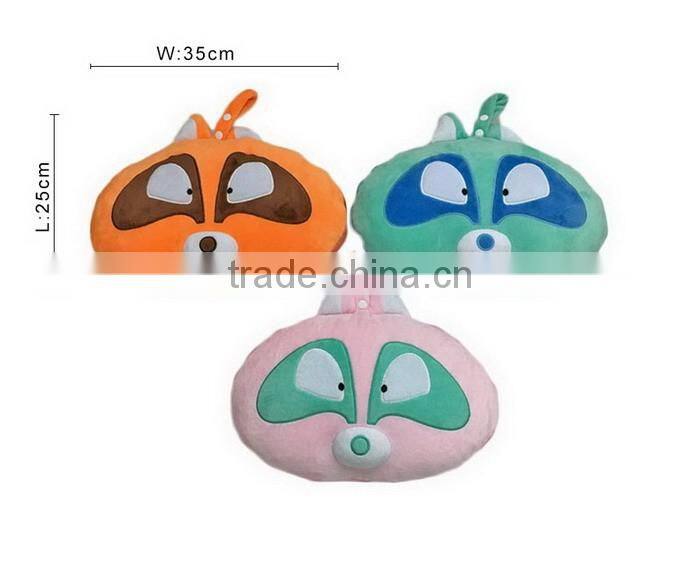 Multipurposes Fashionable Cartoon Animal Throw Pillows within A Quilt