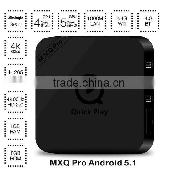 2016 Newest X98 Android TV Box Amlogic S905 Android 5.1 2GB+16GB TV Box Kodi Full Loaded