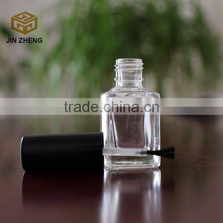 Custom square shape 10ml empty nail polish glass bottle cheap