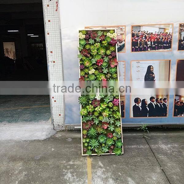indoor decoration artificial mini succulent plants wall