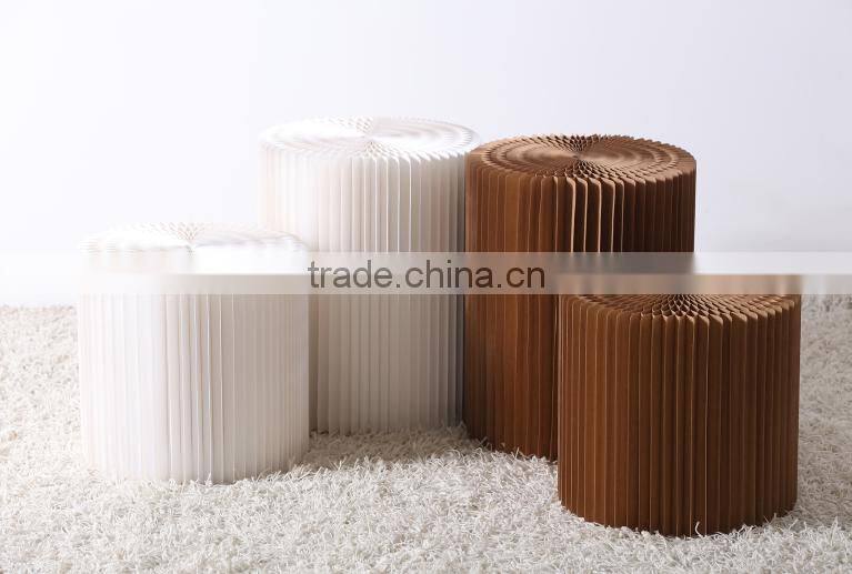 Green House Present Paper Furniture Foldable Paper Stool Portable for Travel