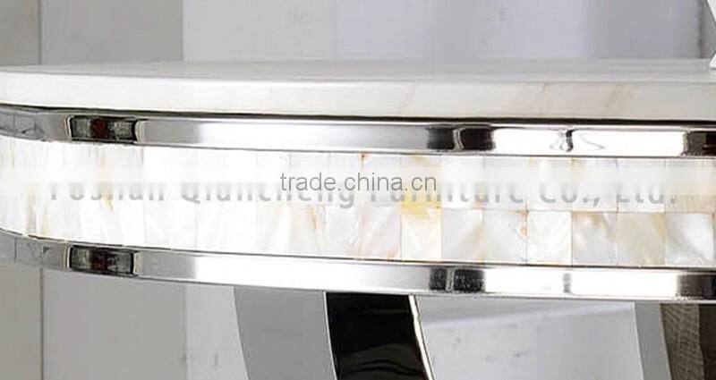 Modern 8 seater marble dining table black stone table