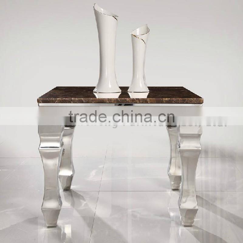 2017 high quality marble top side table