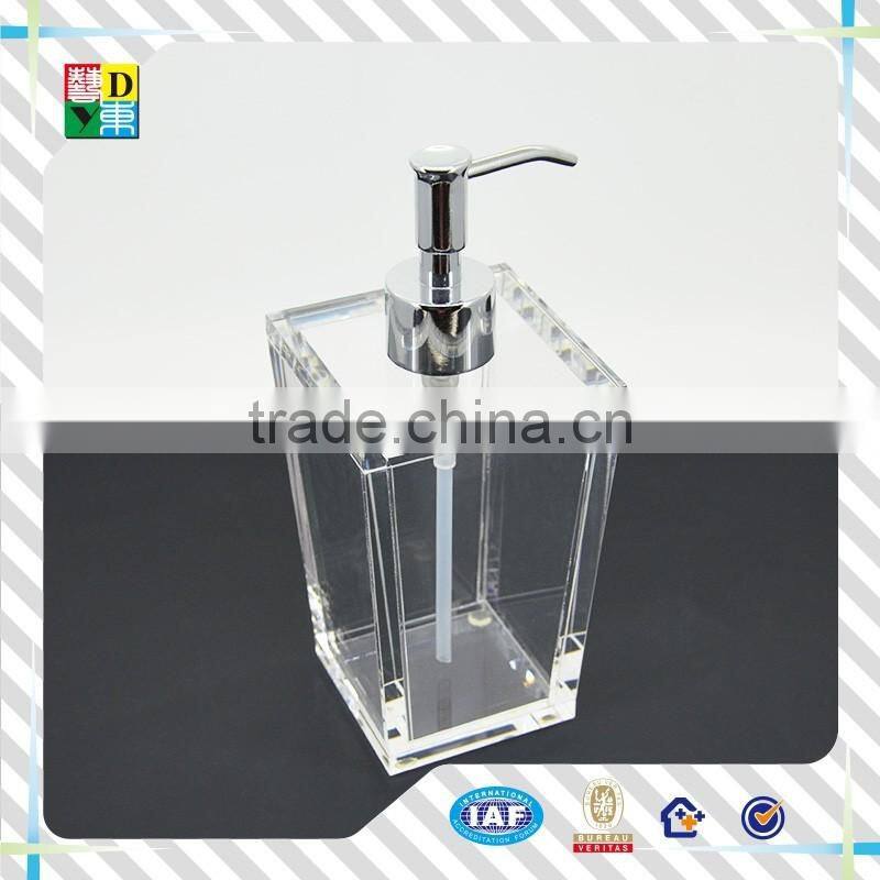 colorful acrylic unique hotel bathroom sets with 6pcs high quality custom design acrylic bathroom set made in China low price