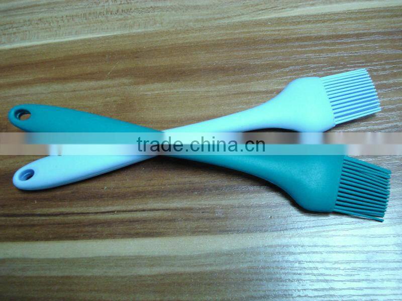 hot sale 20.5cm long silicone spoon for baby