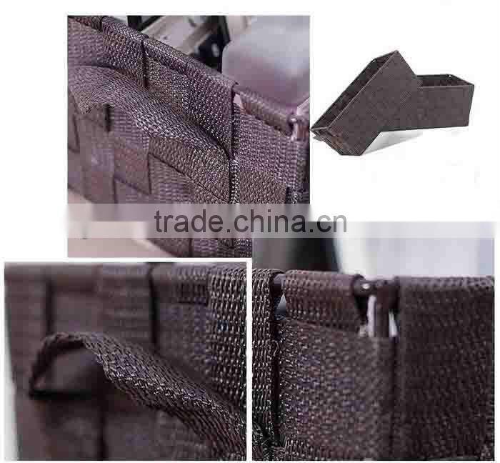 Coffee Rectangle Nylon fabric storage basket