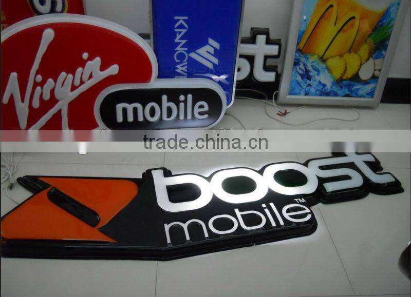 Lamp Post Plastic Advertising Signs