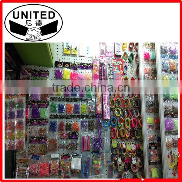 creative kids gift eco-friendly rubber DIY loom bracelet