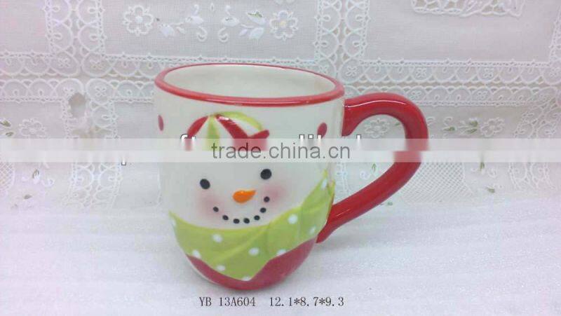 Christmas gift cup mug, enamel mug