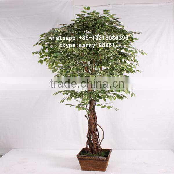 LXY082423 wholesale artificial plants and trees cheap artificial ficus trees fake banyan bonsai