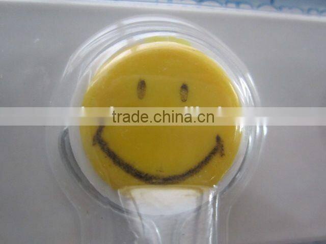 hook with round smile face patterns / plastic hook