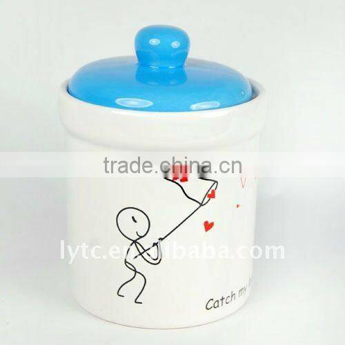 new design 3pcs ceramic canister set