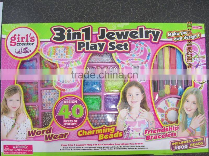 hot-selling fashion DIY beads set for girls