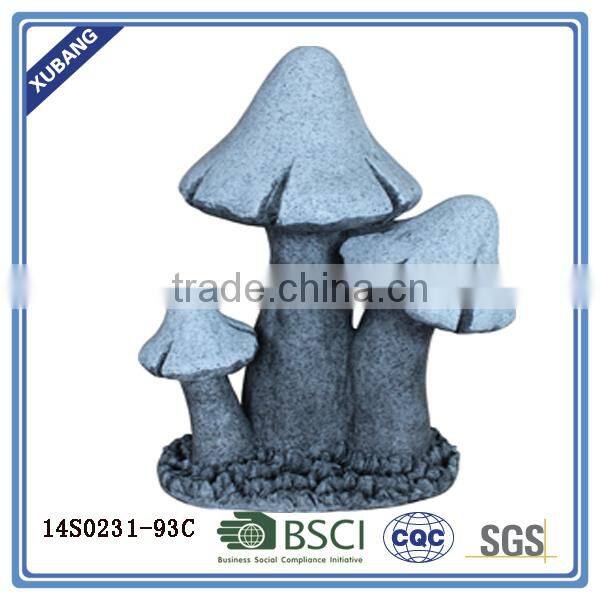 Funny handmade resin statues with mushroom garden Statue
