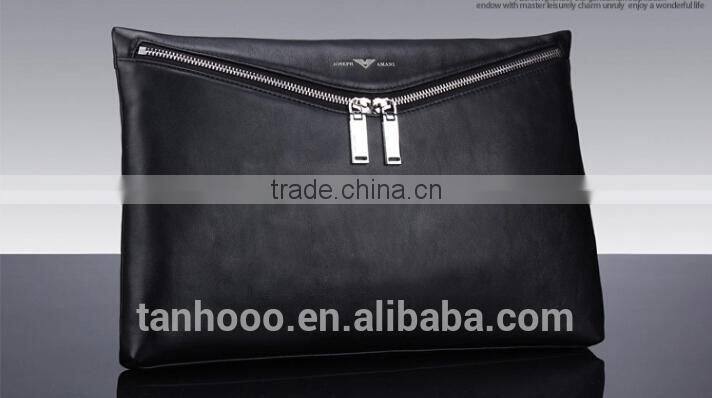 leather handbags Business man handbag soft leather men's handbag