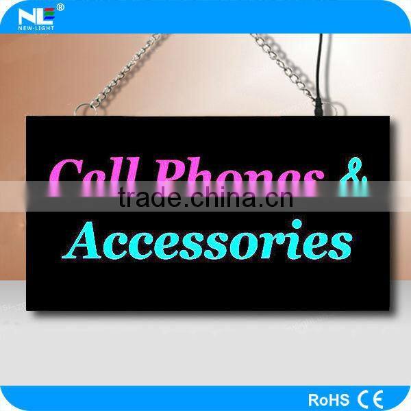 New invention electronic products customized image led resin sign for advertising and promotion