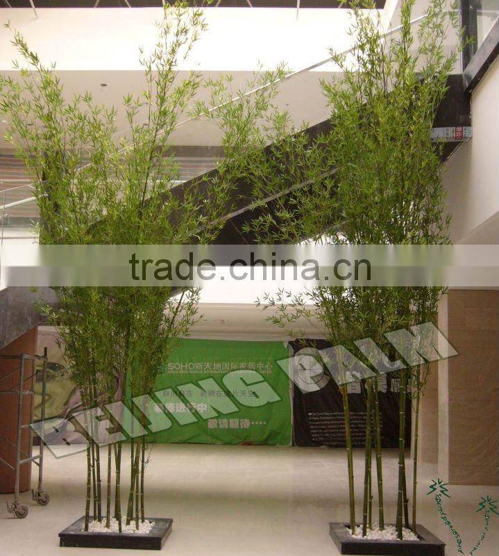 Plastic Mini Bamboo Interior Decoration For Garden Ornaments
