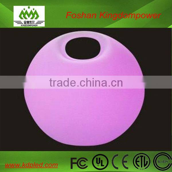 color changing portable led round lamp