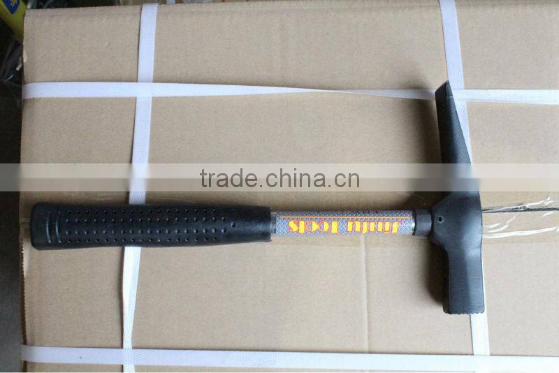 good quality TUV/GS 0.6KG one-piece roofing hammers with steel handle