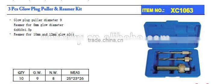 3 Pcs Glow Plug & Reamer Kit