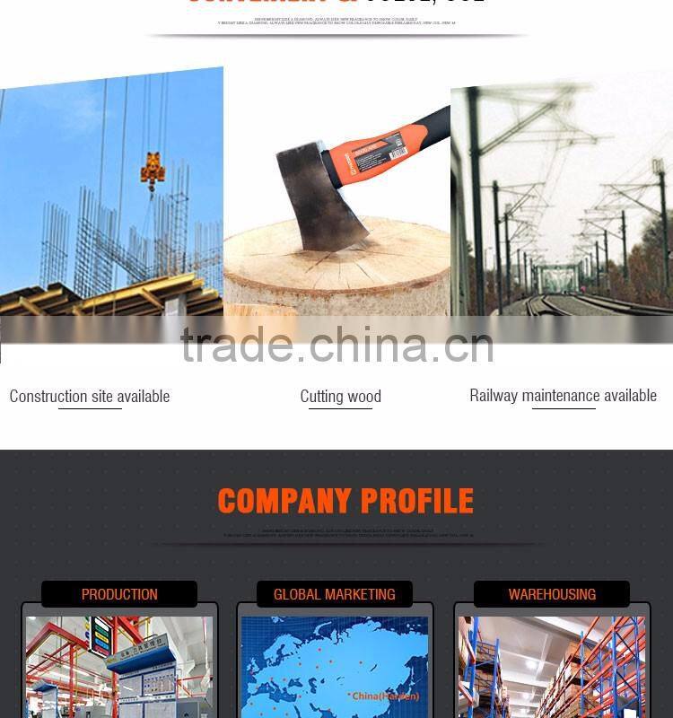 Carbon Steel Professional 600g Hatchet With Fiberglass Handle