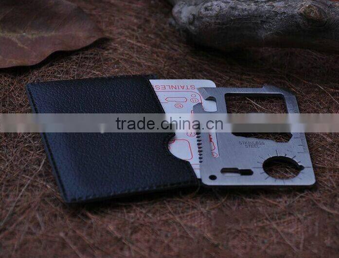 Hot useful outdoor camping knife card tool camping knife stainless steel