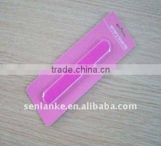 pink stripe nail file