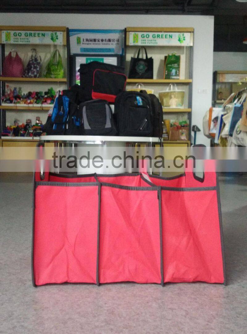 Wholesale custom logo premium advantage travel storage Collapsible car trunk organizer