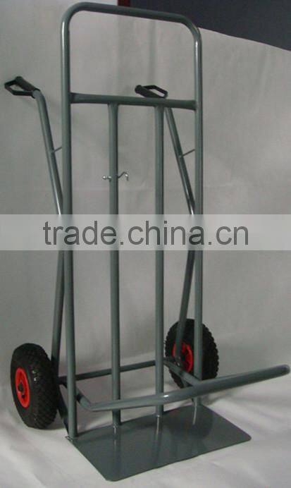 folding base plate sack hand truck hand trolley cart with handles HT18222