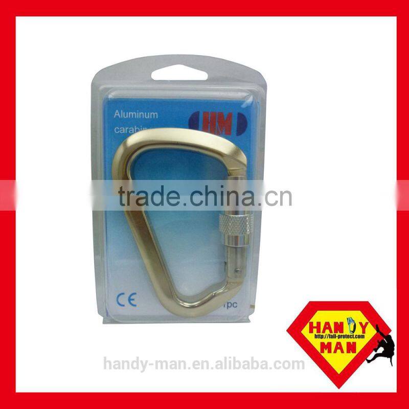 2442KTL-3 Triple Lock Galvanized Steel Oval Carabiner