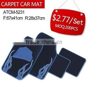 2017 hot sale high quality universal rubber car mat