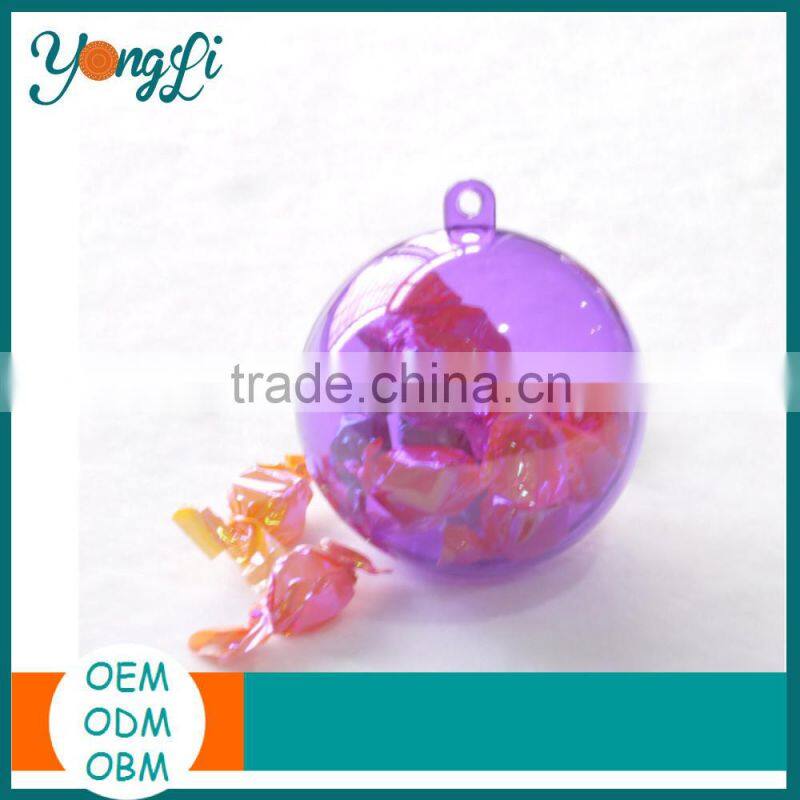 Mix Color Plastic Ball Holiday Time Christmas Decorations