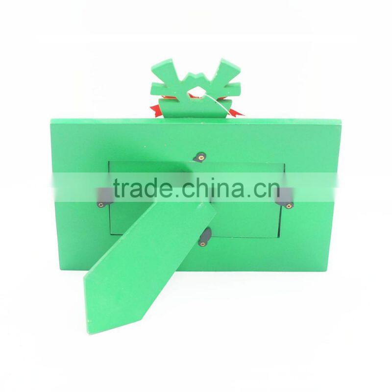 Good sale 2017 christmas deer baby custom wood photo frame