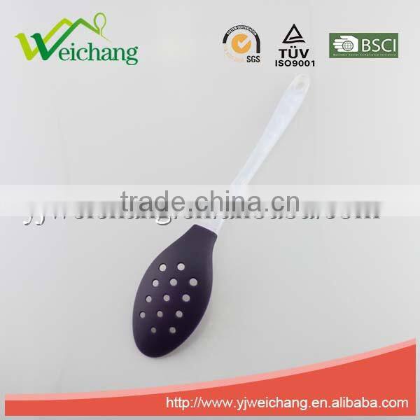 WCKT291F Premium Nylon utensils SLOTTED SPOON Cooking Utensil Gadgets Set with PP handle