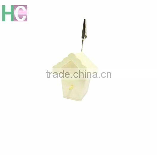 2016 New Design Business Card Wooden Holder With Clip