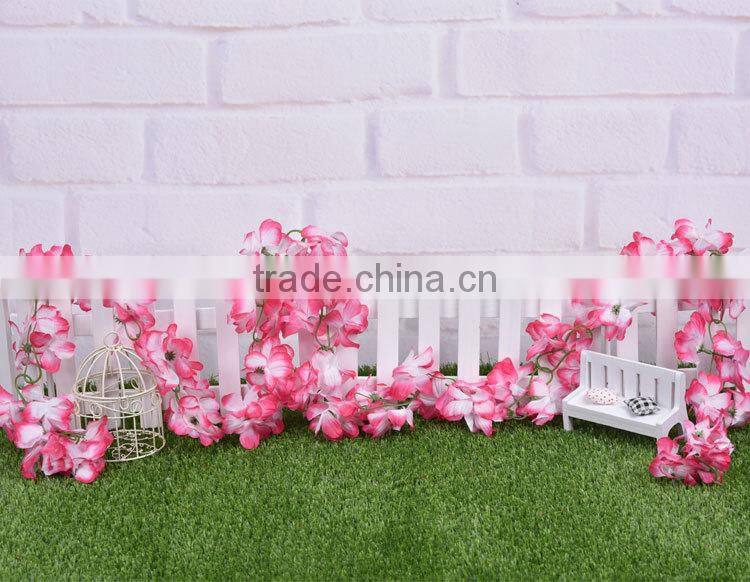artificial hanging vine plant silk leaf garland