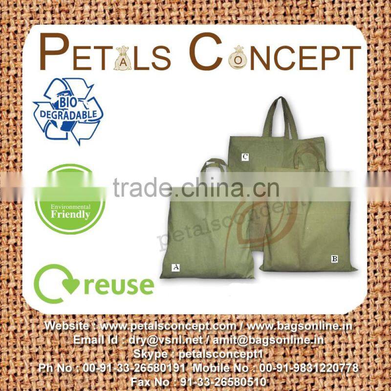 150 gsm low cost hi-quality calico bag for super market