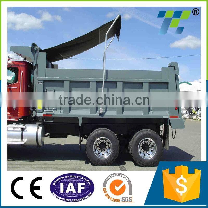 fabric tarpaulin for dump truck cover/dump truck tarp