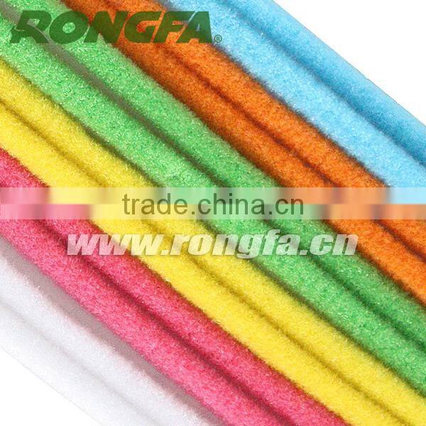 8mm x 50cm assorted colored high density chenille pipe cleaner