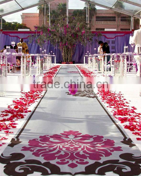 Cheap &high quality New Style Wedding Carpet/ aisle/wedding decoration for stair /stage Guangzhou manufactuer