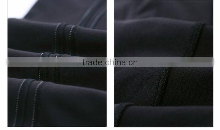 nylon spandex women fit leggings with piping
