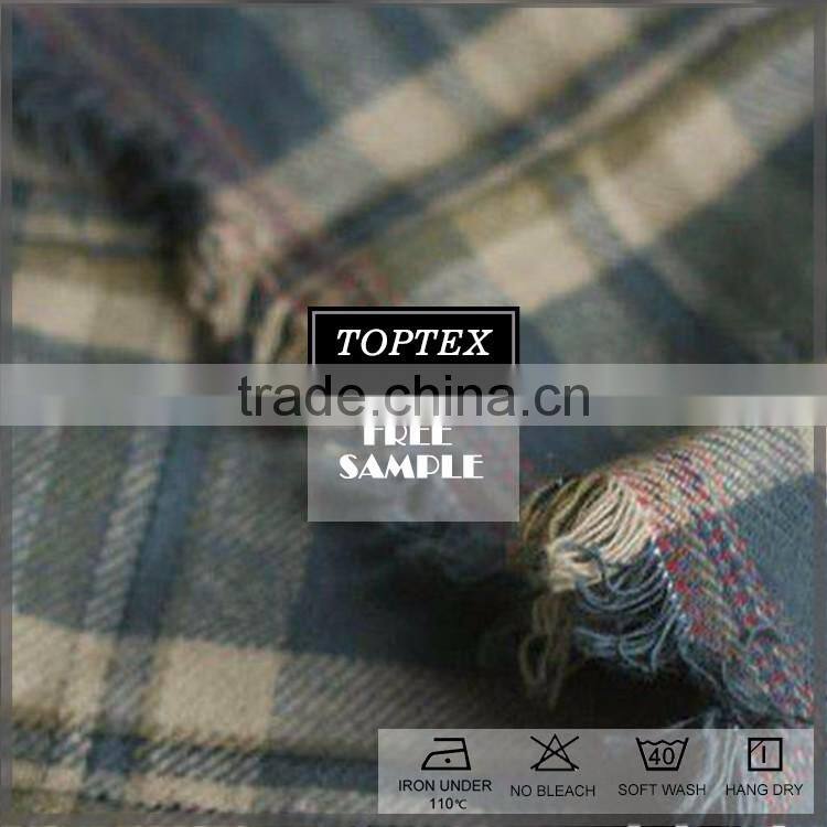 drapery soft brushed cotton Plain velour fabric