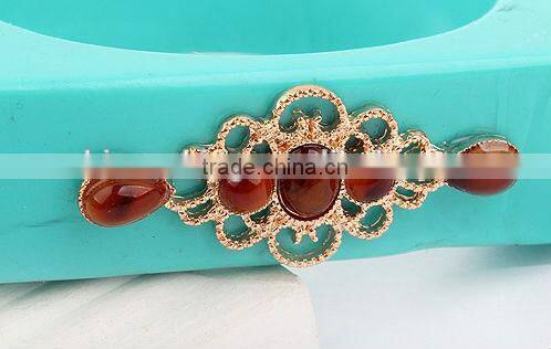 Exaggerated fashion square bangle bracelet.alloy