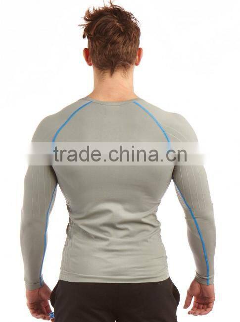 Polyester Dry Fit Running T shirt Custom Logo Plain Slim Fit Sport T shirt OEM
